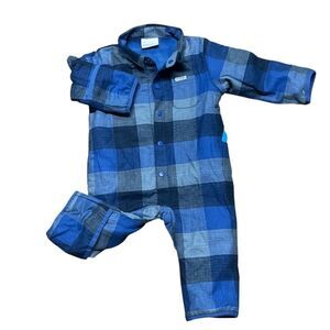 Columbia unisex-baby Cornell Woods Flannel Bunting size 6-12 M new